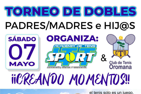 Torneo de dobles en el Club de Tenis Oromana