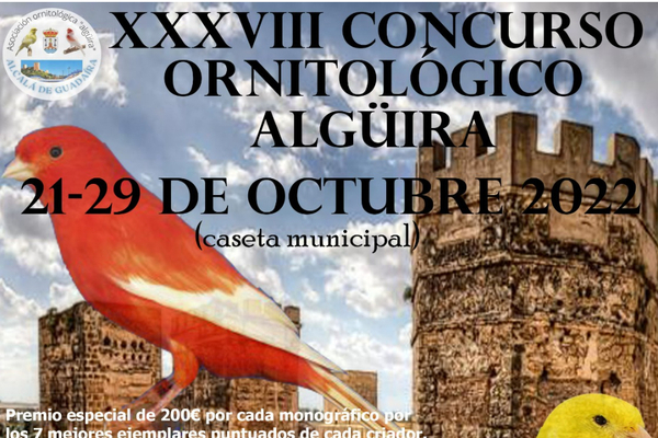 Alcalá celebra el XXXVIII Concurso Ornitológico Algüira