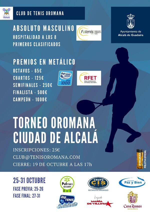Octubre celebra el Torneo Oromana Ciudad de Alcalá