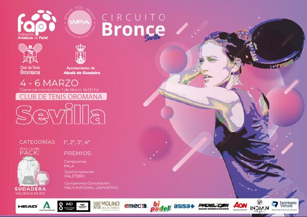 Torneo Woman Pádel Andaluz en el Club de Tenis Oromana