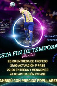 Fiesta de fin de temporada en el Atlético Oromana