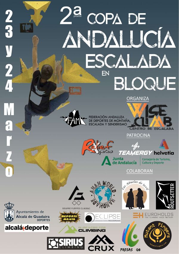 Copa de Andalucía Escalada en Bloque