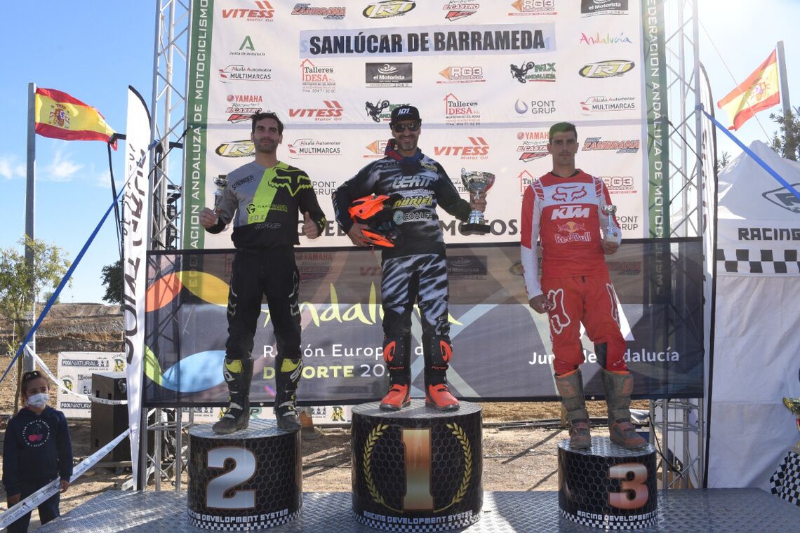 El alcalareño Antonio Villegas lidera el Campeonato de Andalucía de Motocross MX3