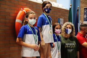 Galería gráfica entrega de medallas del Trofeo Natación Nuestra Señora del Águila