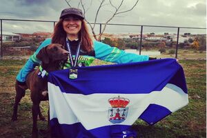 Eva Sanz Muñoz Campeona de Andalucía de Mushing Fadi Andalucía 2021