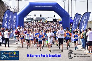 Amplio reportaje fotográfico de la  IX Carrera Por la Igualdad