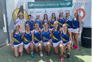 El equipo femenino absoluto de pádel del Club Tenis Oromana consigue un subcampeonato de Andalucía