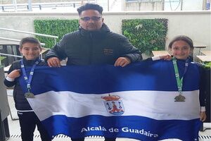 Daniela Fernández y Darío Martínez subcampeones de Andalucía precadete de Taekwondo