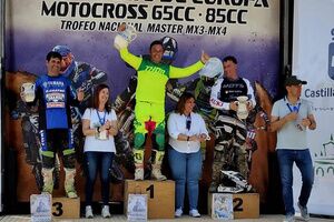 El alcalareño Francisco Javier Míguez, tercer clasificado en el Campeonato de España de Motocross MX4