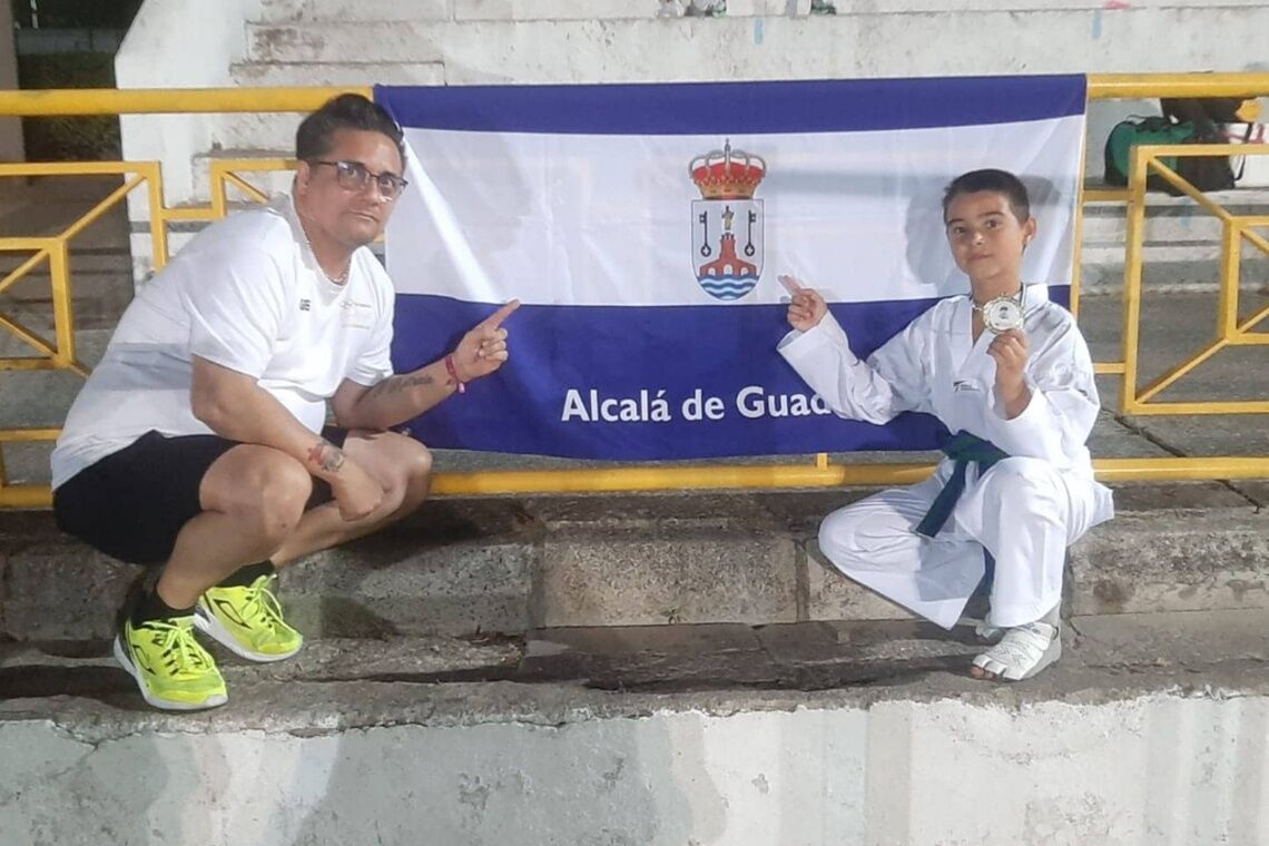 Darío Martínez Sánchez, campeón del Open Ciudad de Cáceres de taekwondo en precadetes