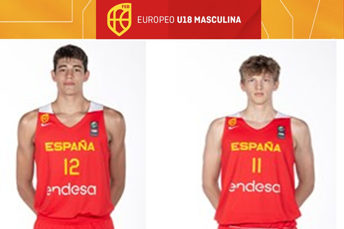 Luís García y David Gómez participan desde hoy con la Selección Española en el Campeonato de Europa U18