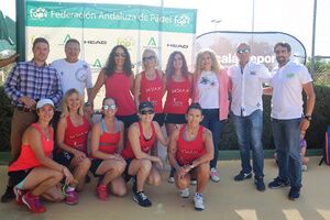 Buen ambiente deportivo en el Club Tenis Oromana en la jornada del Campeonato de Andalucía de menores y absoluto