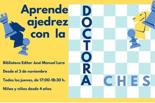 La biblioteca municipal Editor José Manuel Lara junto con la colaboración de la Peña Ajedrecística Oromana organizan cursos de ajedrez para los pequeños y pequeñas de Alcalá
