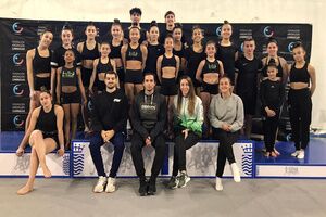 Buena participación alcalareña del Club Al-Kalat en el Campeonato de Andalucía de gimnasia acrobática