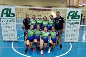 El CV Los Alcores femenino infantil cuarta de Andalucía