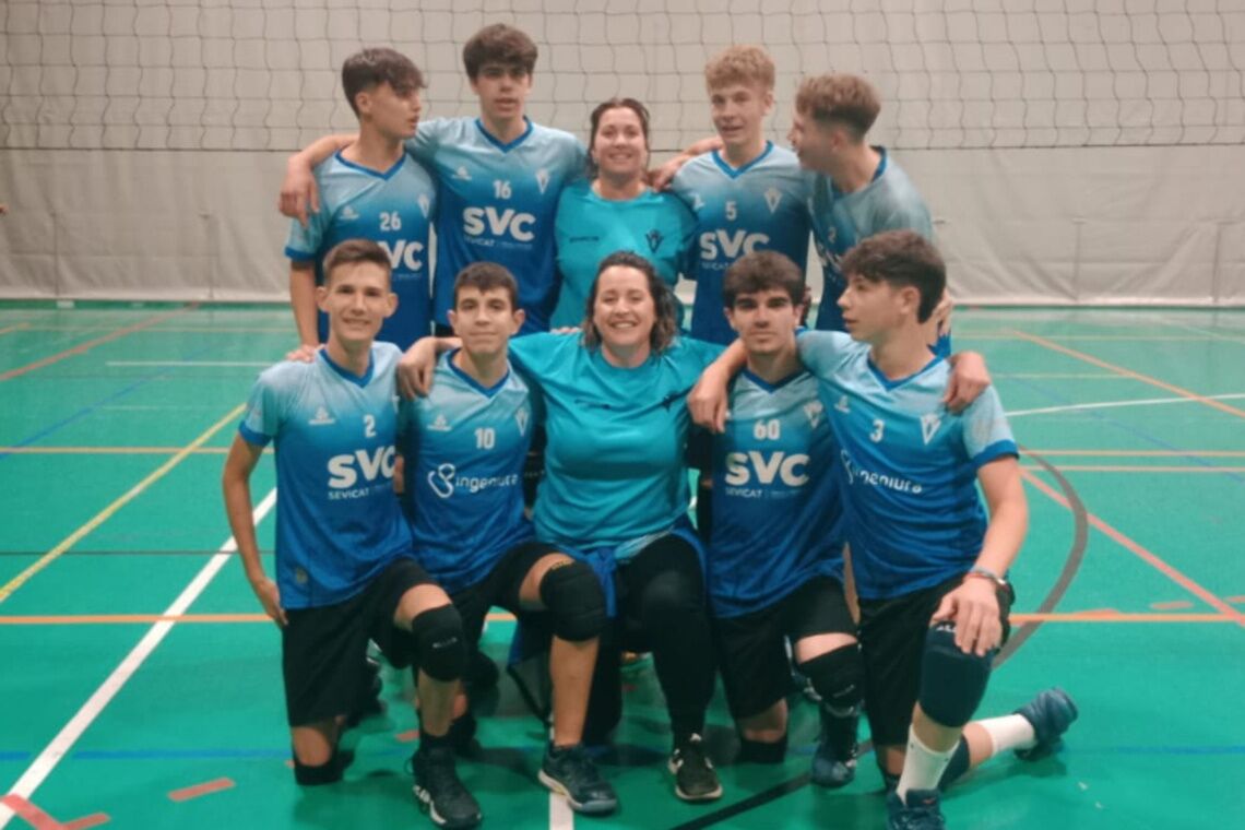 El CV Alcalá juvenil terceros en la liga de IMD Sevilla