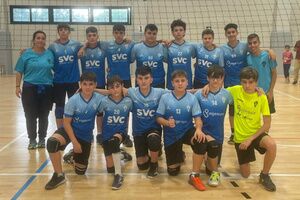 El CV Alcalá infantil consigue un segundo puesto en la liga local de IMD Sevilla
