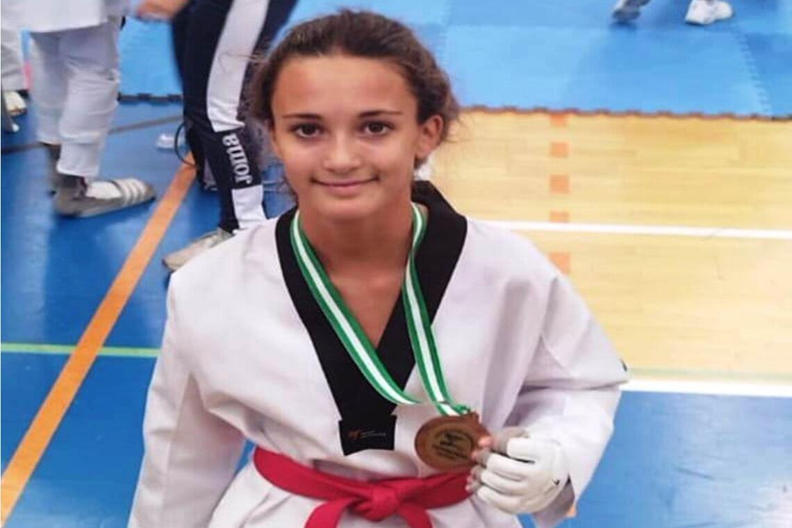 Daniela Fernández Rufo, medalla de bronce en el Campeonato Super Copa de Andalucía -37 kg