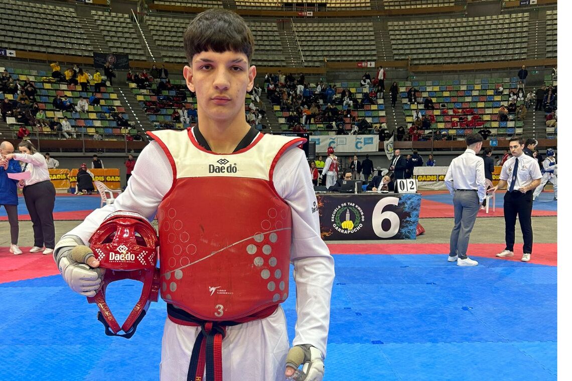 Una quinta posición internacional para el taekwondista Hugo Gutiérrez Morales