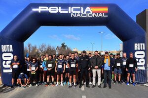 El CNP de Alcalá de Guadaíra celebró la I Carrera Solidaria 091