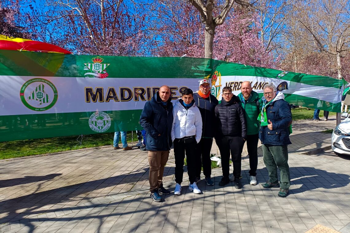 La Peña Betica Miguel Espina, en el Cívitas Metropolitano