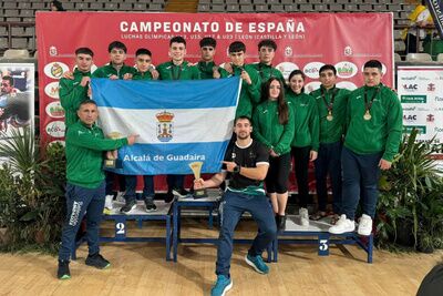 El Club de Luchas Milu con gran notoriedad en el Campeonato de España celebrado en León