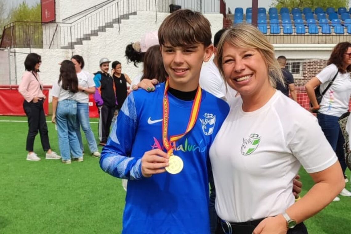 El alcalareño Adrián Mancera Jiménez, campeón de España sub-12 con Andalucía