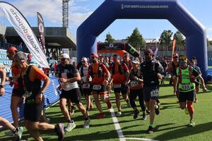 Juan Antonio Baeza y Belinda Jiménez Sutil, vencedor y vencedora de la I Trail Irippo Alcalá