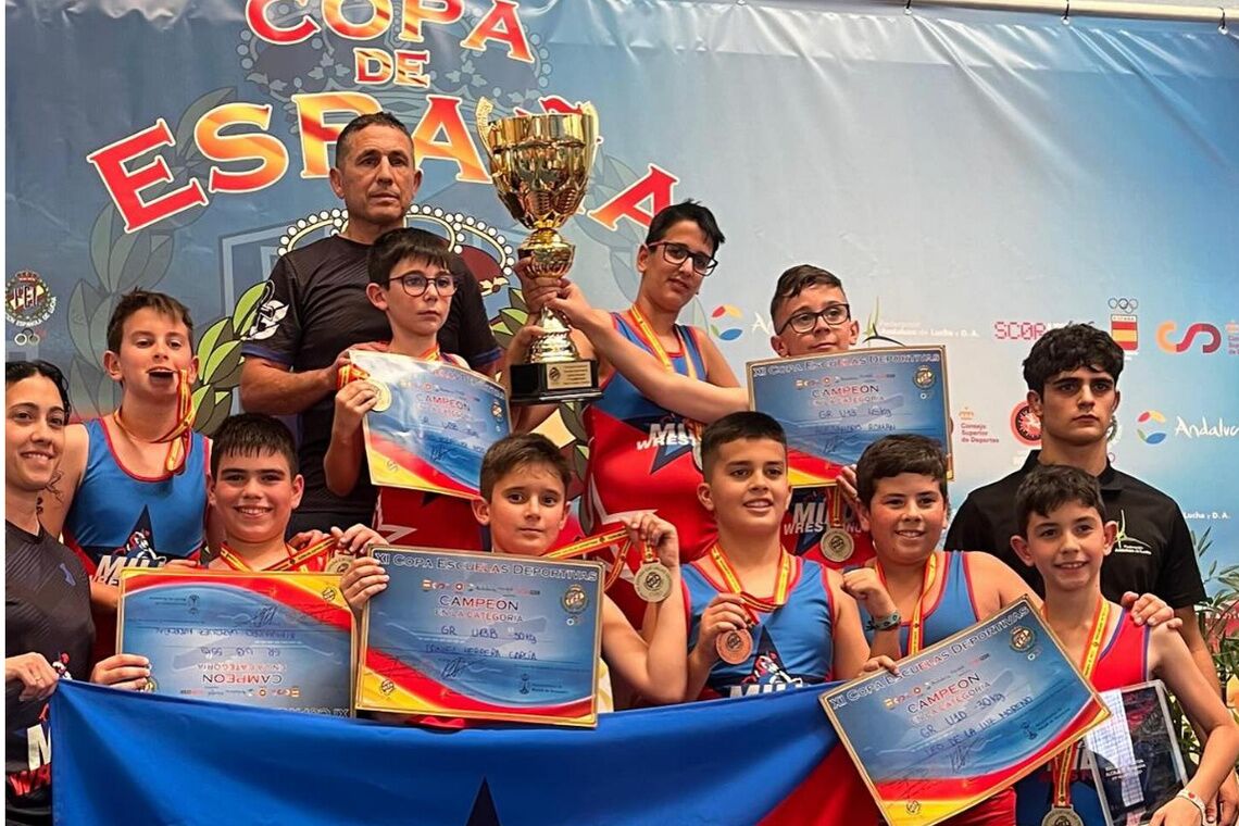 El Club Luchas Olímpicas Milu campeón de la Copa de España de Escuelas Deportivas y del Torneo Internacional Copa Dragón