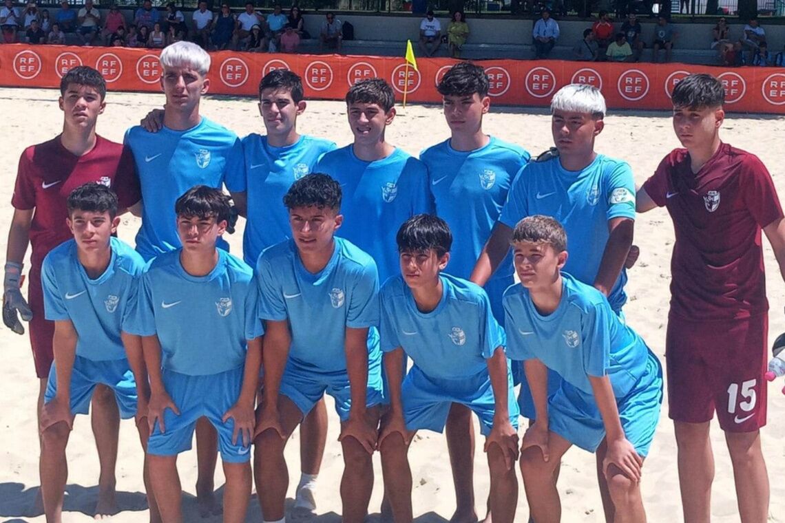 Alcalareños Campeones de Andalucía de fútbol playa infantil