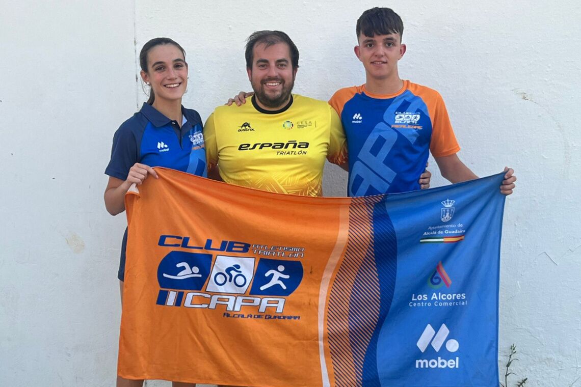 Representación del  Capa CC Los Alcores en la Selección Andaluza de Triatlón