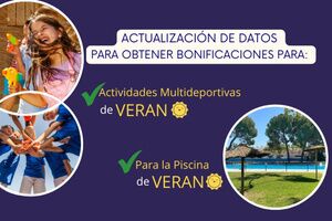 Actualización de datos para obtener las bonificaciones
