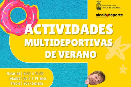 Abierto el plazo de inscripción para el programa de Actividades Multideportivas de Verano