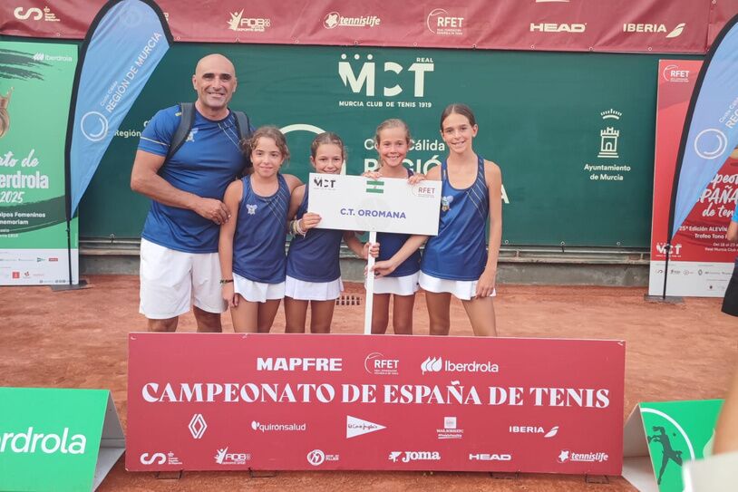 EL CLUB DE TENIS OROMANA SE PROCLAMA CAMPEÓN DE ESPAÑA DE TENIS EN EL CUADRO B DE LA CATEGORÍA ALEVÍN FEMENINO