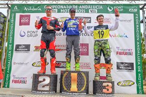 Antonio Villegas brilla en la cuarta carrera del campeonato de Andalucía en Valverde del Camino