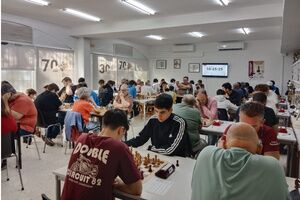 Juan David Alape y Santiago García, vencedores del Campeonato de Sevilla - Alcalá de Ajedrez 2025.