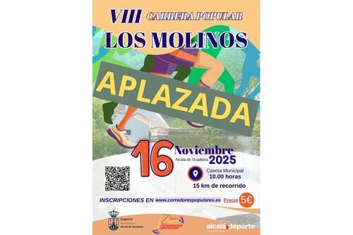 APLAZADA VIII CARRERA POPULAR LOS MOLINOS