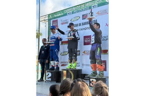 Dos Alcalareños en lo más alto en las semifinales del  campeonato de Andalucía de  MX4 de motocross