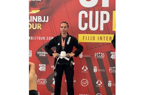 María Campos se corona subcampeona de España en la Spain Cup BJJ 2025