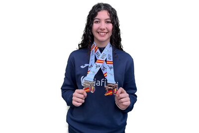 La alcalareña Amanda Jiménez firma un doble podio en el Campeonato de España por Clubes 2025