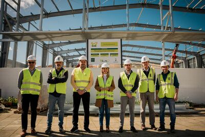 A buen ritmo las obras del nuevo Pabellón Cubierto en las Instalaciones de Pablo VI para la Práctica Deportiva