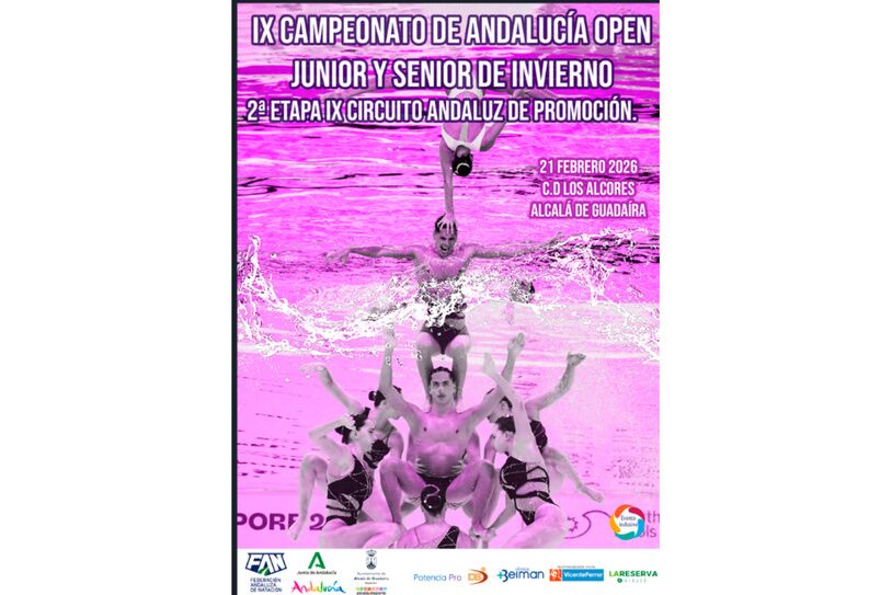 Alcalá de Guadaíra acoge el IX Campeonato de Andalucía Open Junior y Senior de Invierno de Natación Artística