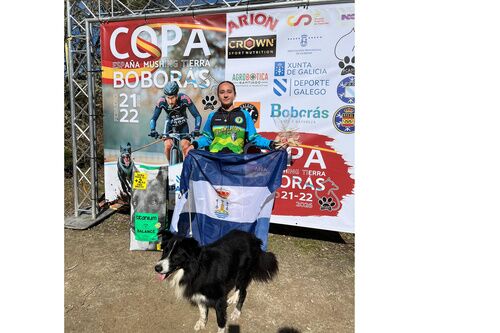 Belinda vuelve a lo más alto en la Copa de España de Mushing Tierra