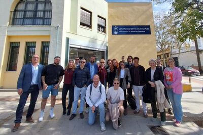 La Universidad de HAN de Ciencias Aplicadas visita las Unidades Activas de Ejercicio Físico de Alcalá
