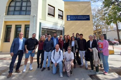 La Universidad de HAN de Ciencias Aplicadas visita las Unidades Activas de Ejercicio Físico de Alcalá