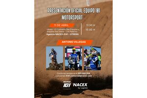 101 Motorsport presenta su equipo 2026 en Utrera con Antonio Villegas como referente