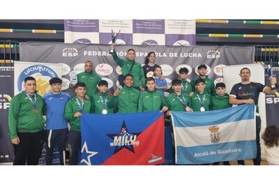 Histórico doblete del equipo U23 del Club de Luchas Olímpicas Milu: campeones de España en Grecorromana y Libre Femenina