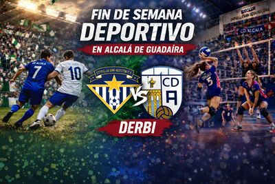 Alcalá de Guadaíra vive un fin de semana grande de deporte: derbi en Rabesa y fases finales de voleibol