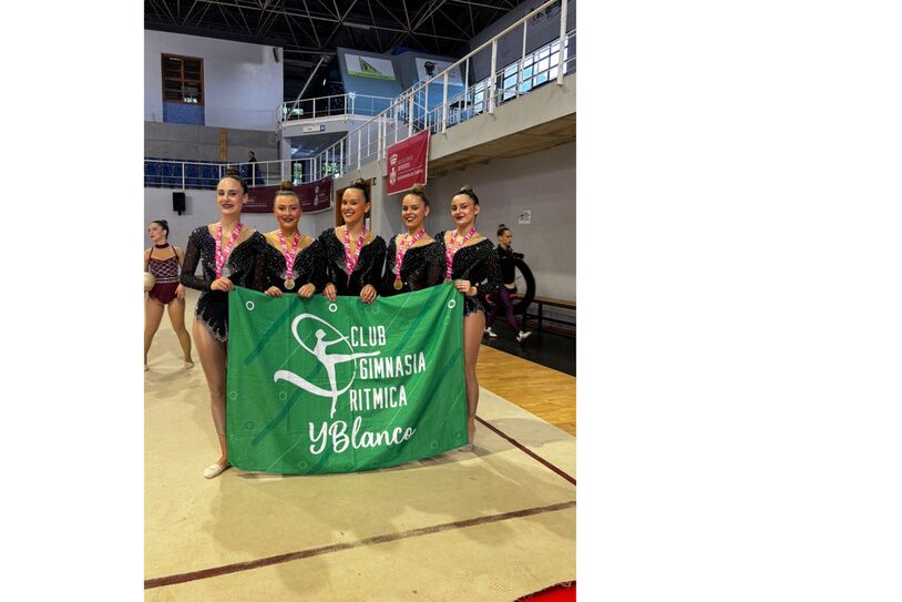 Las gimnastas alcalareñas del Club Yblanco, campeonas de Andalucía Occidental en Chiclana