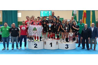 Alcalá vibra con el éxito de Alcores Dragones y Alcores Panteras en el Open Promesas Andaluz de Voleibol